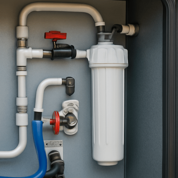 RV water filtration system for cleaner, more efficient water use while traveling