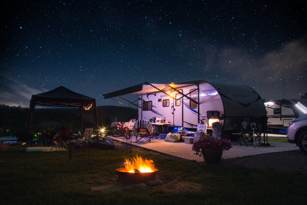 Eco-Friendly RV Campsites: Starry Night Campfire Experience