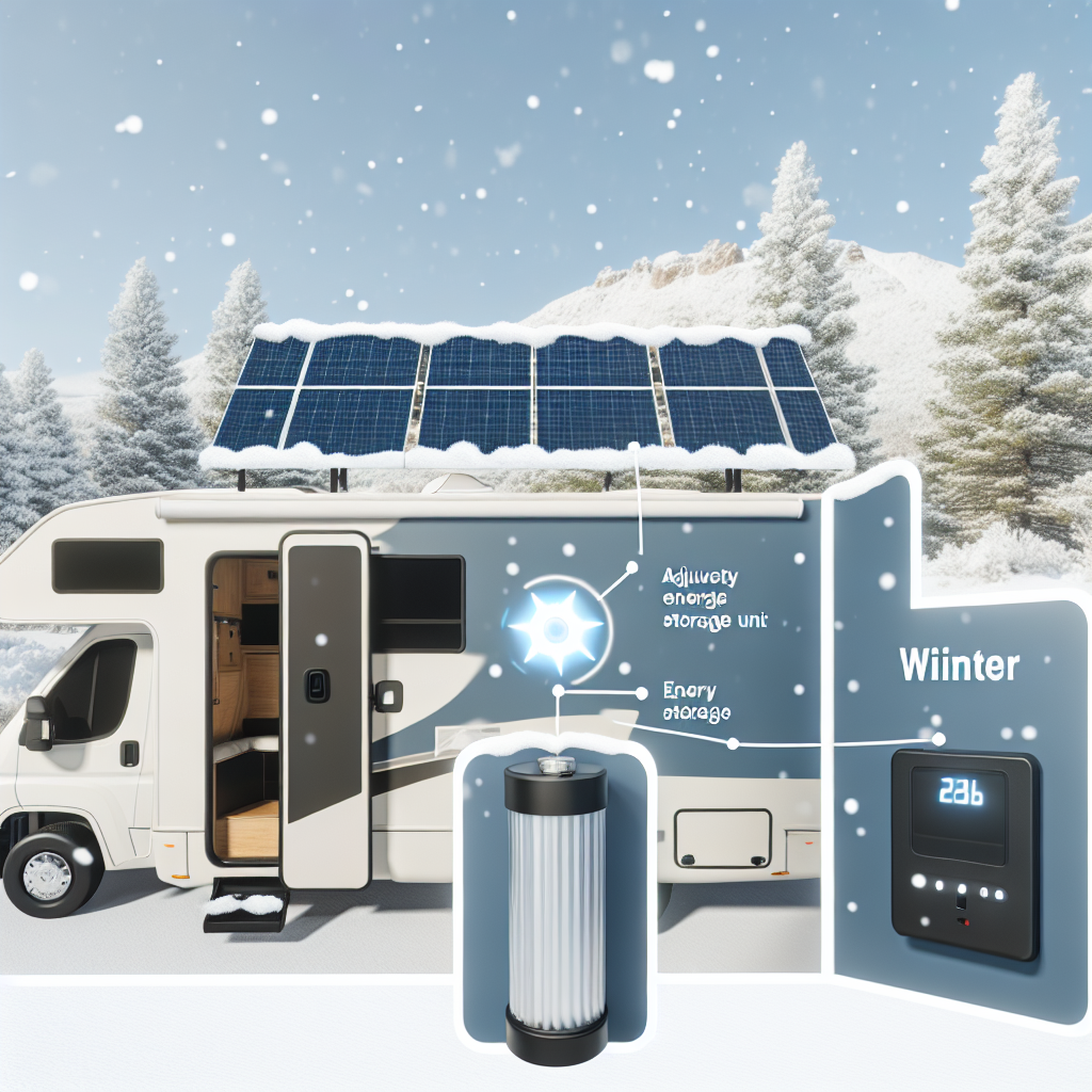 Winter RV solar strategies for effective energy use