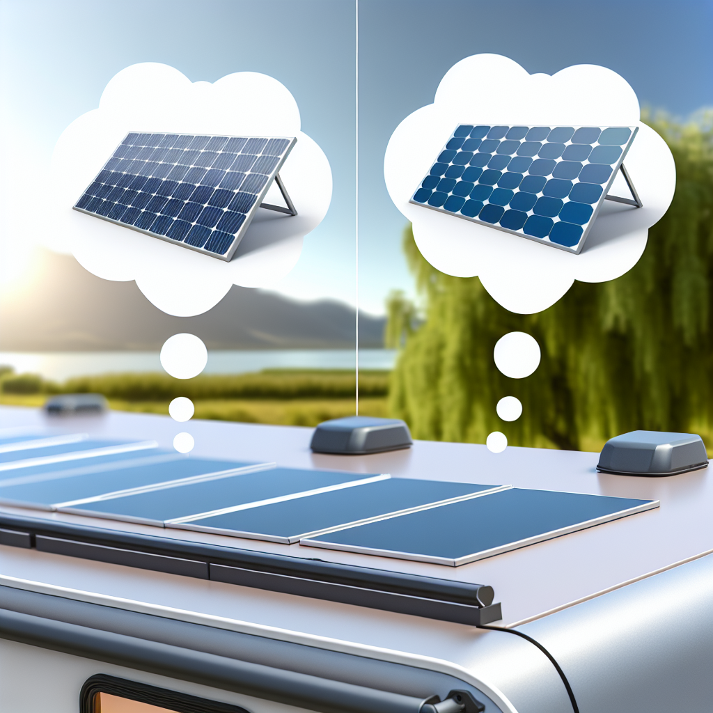 Understanding solar panel types for RVs