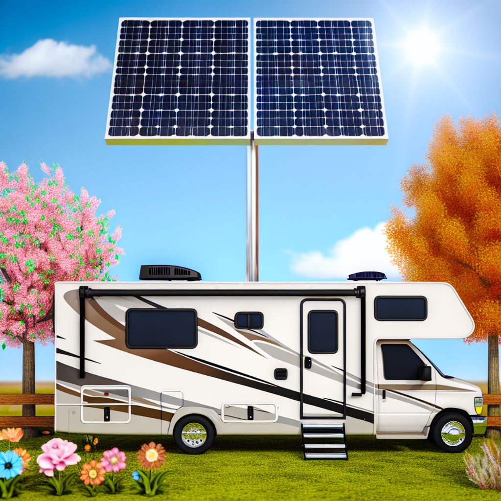 How spring and fall affect RV solar energy production