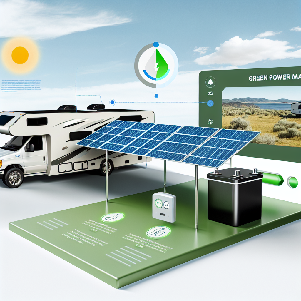 Solar energy management tips for RV travelers