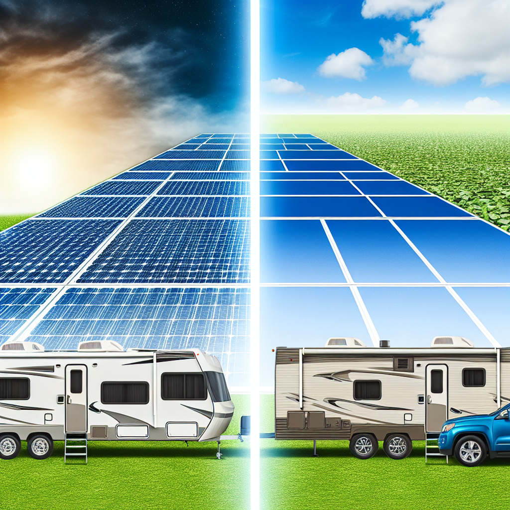 The environmental impact of traditional vs. solar-powered RVs
