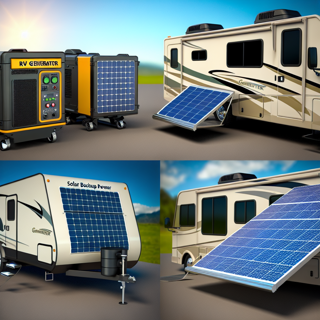 Choosing the right generator for your RV solar system