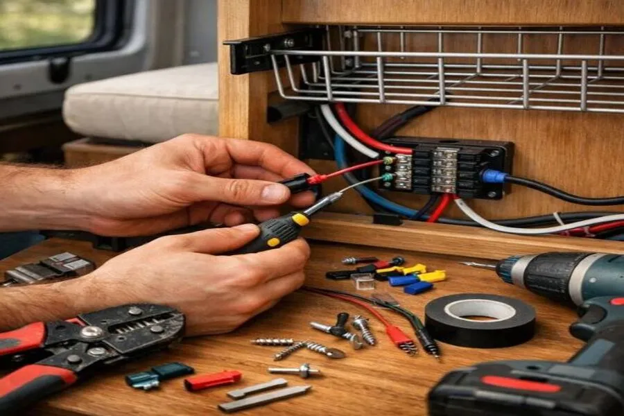 Tools and RV interior work