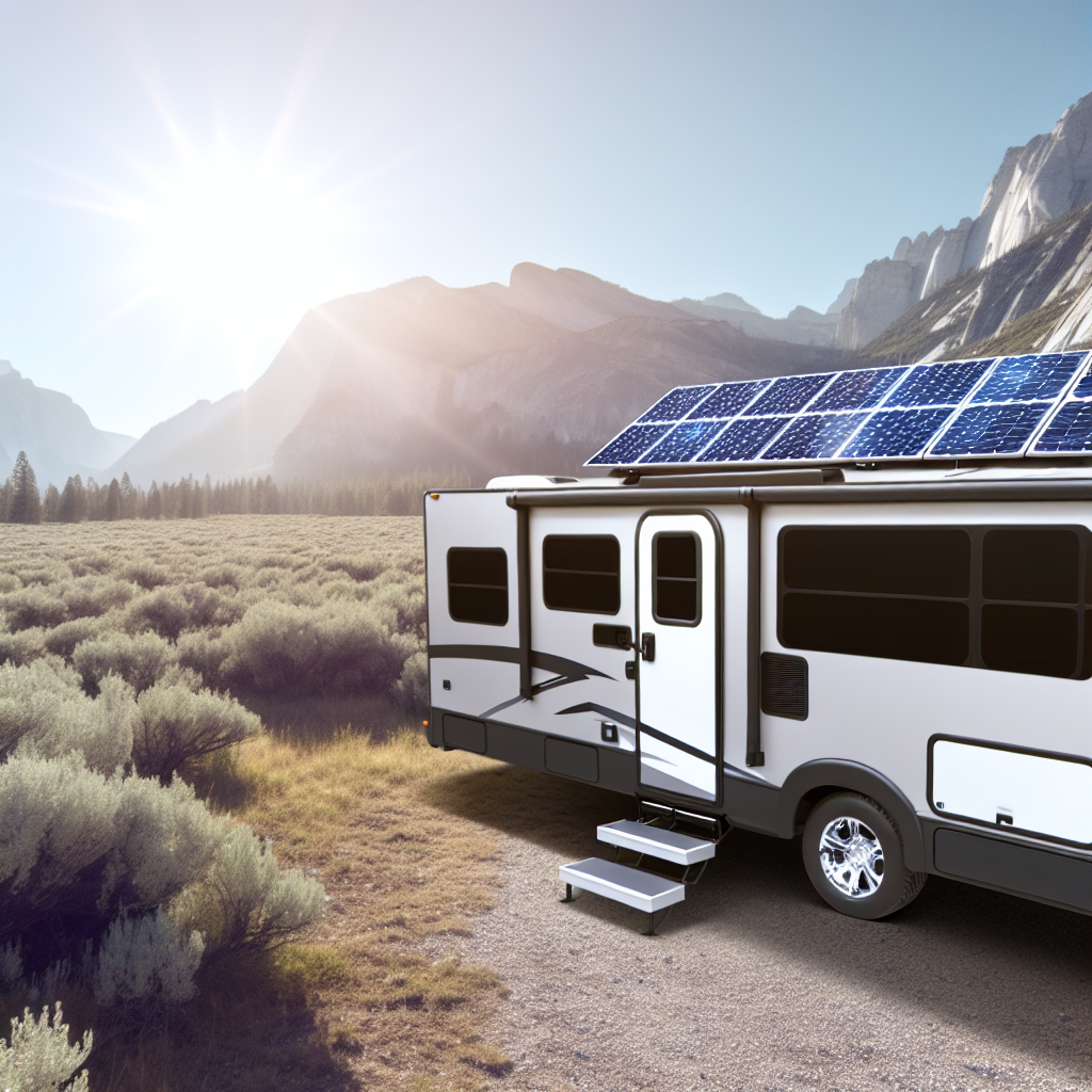 Top 5 advantages of using solar panels in RV travels
