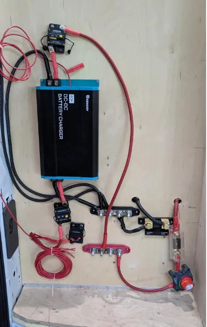 Incorrect DC-DC charger size in an RV battery system creating inefficient charging and setup imbalance
