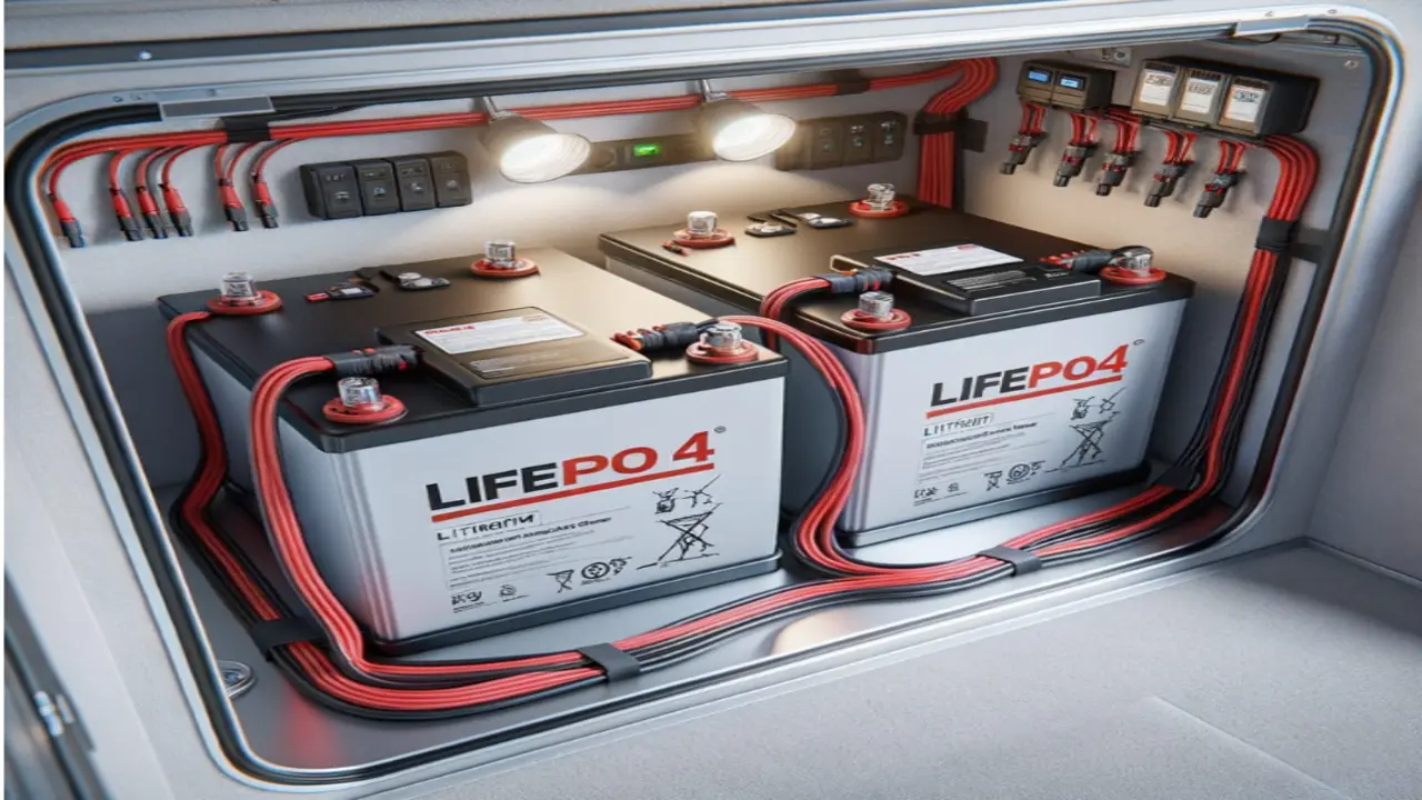 AGM battery versus LiFePO4 lithium battery side by side comparison for RV use