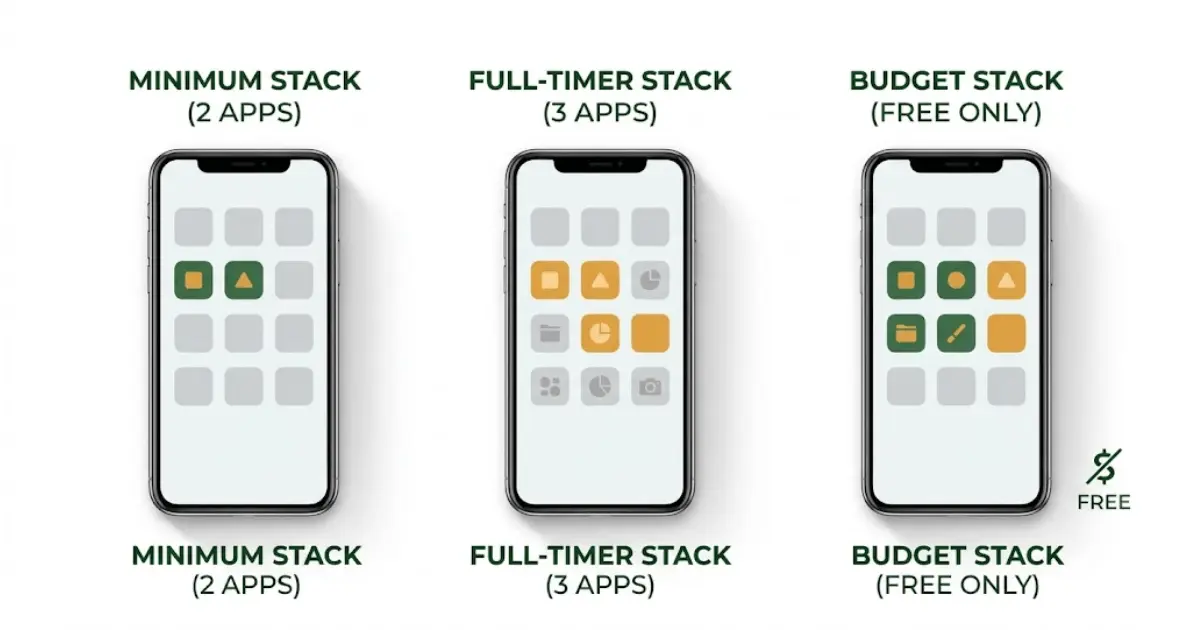 Three recommended RV app combinations for different traveler types in 2026
